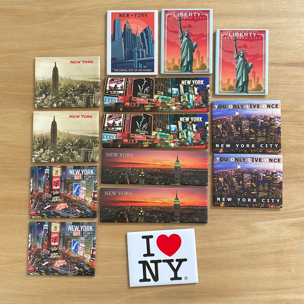Lot of NY magnets